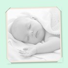 fotokaart baby groene rand